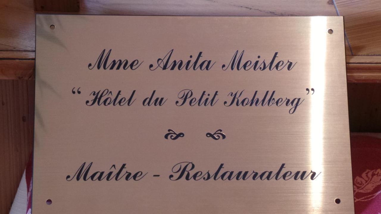 Hotel Restaurant Le Petit Kohlberg Lucelle Eksteriør bilde